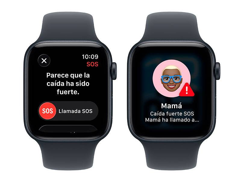 Apple Watch SE 3 (GPS + Cellular, 40mm) - Prestaciones de seguridad Apple Watch SE 3 (GPS + Cellular, 40mm) Prestaciones de seguridad