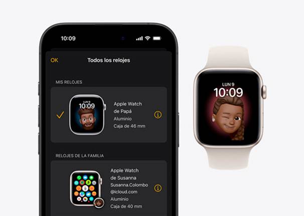 Apple Watch Series 10 (GPS + Cellular, 42mm) Conexión móvil