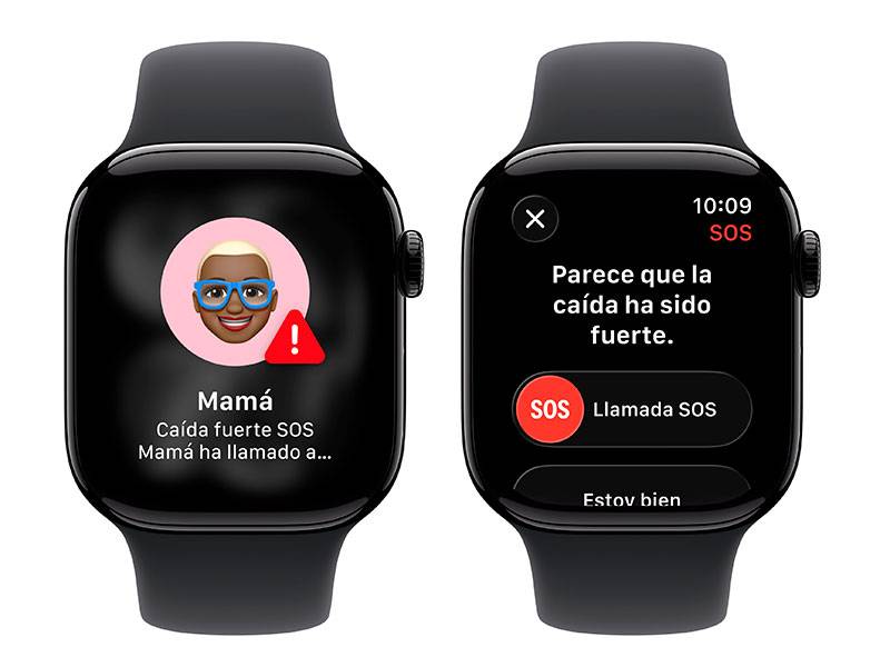 Apple Watch Series 11 (GPS + Cellular, 46mm) - Prestaciones de seguridad Apple Watch Series 11 (GPS + Cellular, 46mm) Prestaciones de seguridad