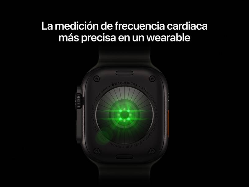 Apple Watch Ultra 4 (GPS + Cellular, 49mm) Sigue de cerca tu salud cardiaca
