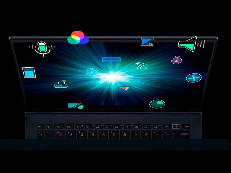 Asus Vivobook 16 OLED R7 1 TB Funciones pensadas para tu comodidad diaria