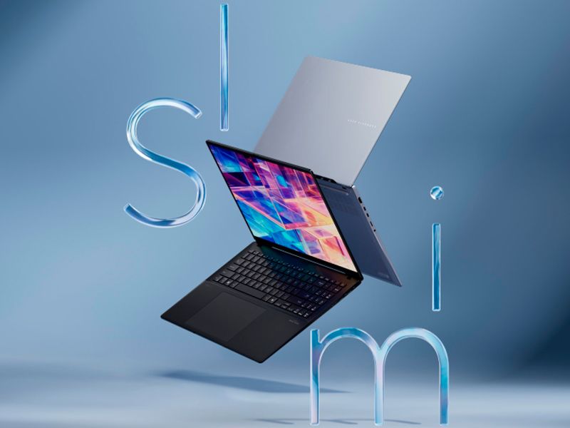 Asus Vivobook 16 OLED R7 1 TB Diseño práctico, ligero y preparado para el día a día