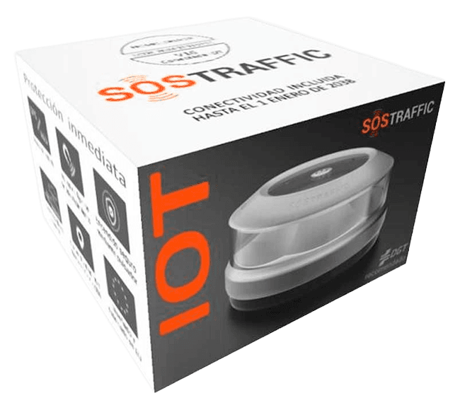 Baliza de emergencia conectada Blueshield SOSTraffic