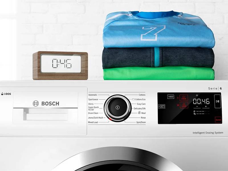 Lavadora Bosch WGG244ZRES Speed Perfect: limpieza perfecta hasta un 65 % más rápida