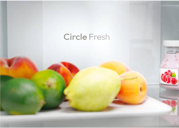 Frigorífico Candy CNCQ2T618EW - Tecnología Total No Frost con sistema Circle+ Frigorífico Candy CNCQ2T618EW Tecnología Total No Frost con sistema Circle+