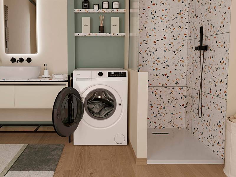 Lavadora secadora Candy GWD 496B8-S Máxima protección para tu ropa