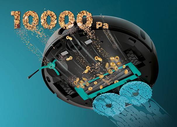 Robot aspirador Cecotec Conga 9590 Spin Revolution Ultra Power Home 8-Mop - 10.000 Pa: ultrapotencia Robot aspirador Cecotec Conga 9590 Spin Revolution Ultra Power Home 8-Mop 10.000 Pa: ultrapotencia