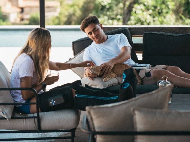 Botas de Presoterapia Compex Ayre Talla L/XL Comodidad absoluta en un diseño 100% inalámbrico