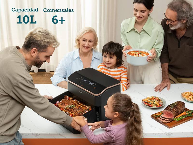 Freidora de aire Cosori Dual Blaze Twinfry Chef Edition - Gran capacidad, grandes resultados Freidora de aire Cosori Dual Blaze Twinfry Chef Edition Gran capacidad, grandes resultados