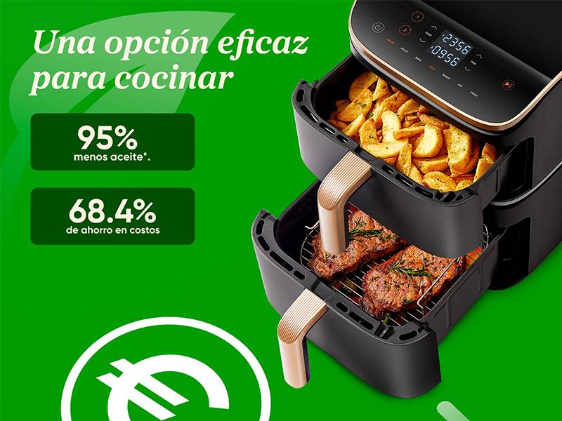 Freidora de aire Cosori Turbo Tower Pro Smart Chef Edition 10,8L - Más posibilidades, más económico, más rápido Freidora de aire Cosori Turbo Tower Pro Smart Chef Edition 10,8L Más posibilidades, más económico, más rápido