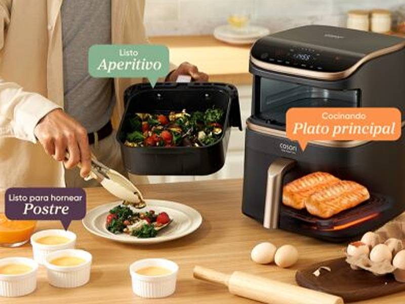 Freidora de aire Cosori Turbo Tower Pro Smart Chef Edition 10,8L - ¡3 comidas a la vez! Freidora de aire Cosori Turbo Tower Pro Smart Chef Edition 10,8L ¡3 comidas a la vez!