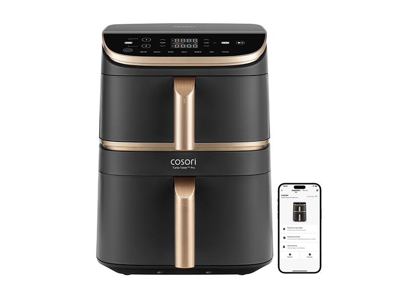 Freidora de aire Cosori Turbo Tower Pro Smart Chef Edition 10,8L - Inteligente e innovadora Freidora de aire Cosori Turbo Tower Pro Smart Chef Edition 10,8L Inteligente e innovadora