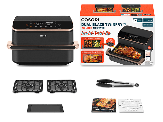 Freidora de aire Cosori Dual Blaze Twinfry Chef Edition Freidora de aire Cosori Dual Blaze Twinfry Chef Edition