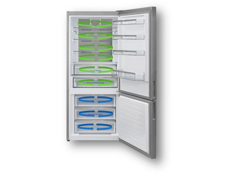 Frigorífico Daewoo CKM0367ELSA0-ES No Odor Mixing y Fresh Air Flow