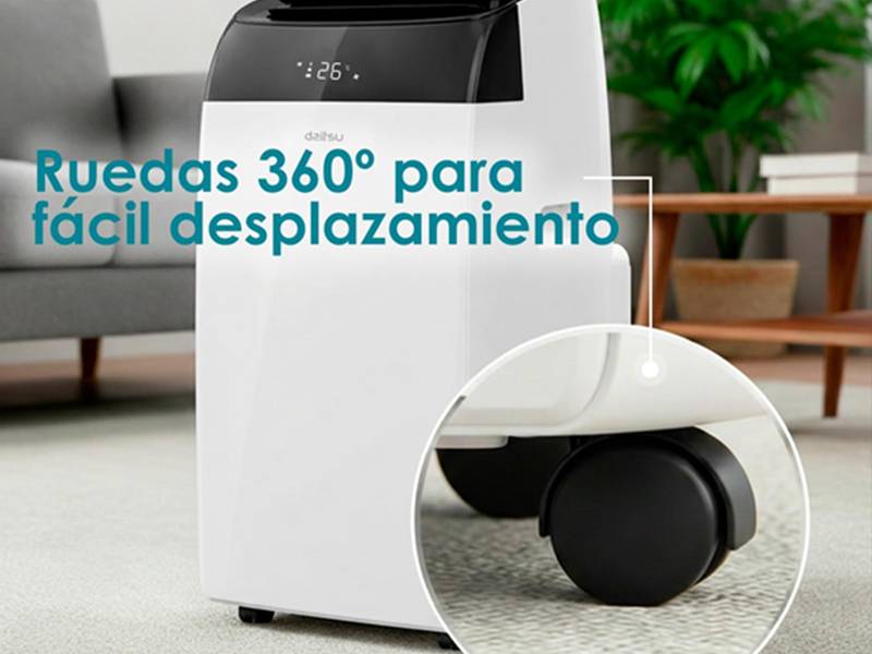 Aire acondicionado portátil Daitsu Alisios Premium APD12FCX - Diseño portátil y práctico Aire acondicionado portátil Daitsu Alisios Premium APD12FCX Diseño portátil y práctico