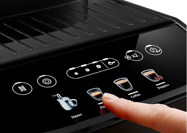 Cafetera De'Longhi Magnifica EVO precio. Panel de control táctil