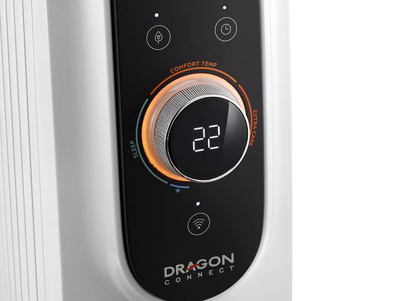 Emisor térmico de aceite De'Longhi Dragon Connect TRD51025WIFI El confort empieza por elegir a tu manera