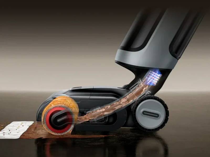 Aspiradora Fregona Dreame Wet&dry H15 Pro Heat - Fácil mantenimiento con lavado intuitivo del cepillo y secado con IA Aspiradora Fregona Dreame Wet&dry H15 Pro Heat Fácil mantenimiento con lavado intuitivo del cepillo y secado con IA