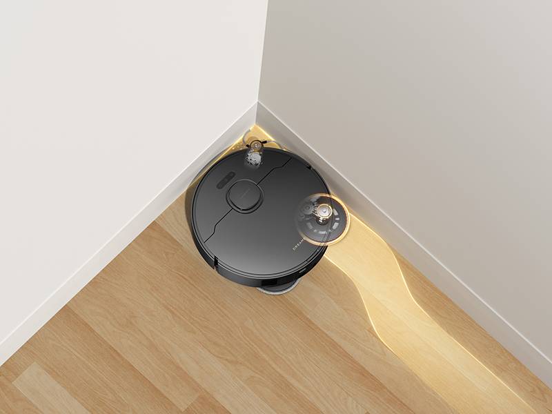 Robot aspirador Dreame L50 Ultra AE Tecnología de doble brazo flexible que se extiende en espacios reducidos