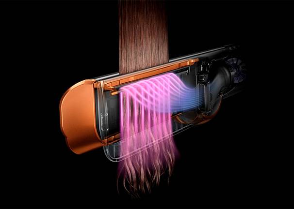 Plancha secador de pelo Dyson Airstrait Utiliza aire, no placas calientes