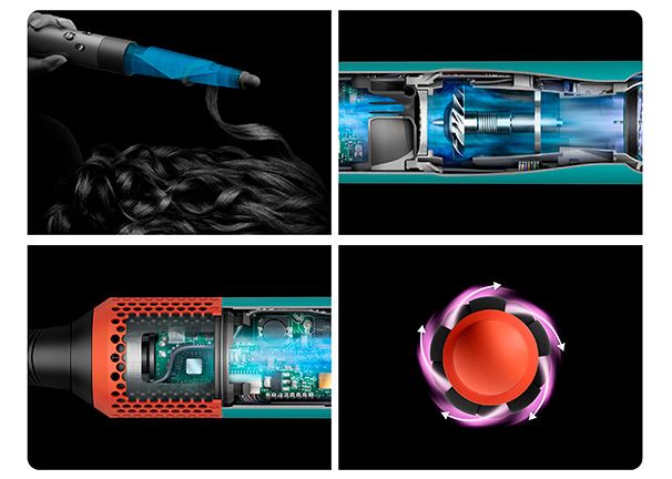 Moldeador Dyson Airwrap i.d. precio. Atrae y envuelve el cabello con aire
