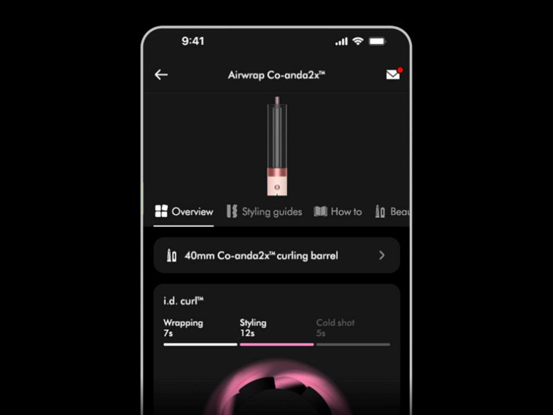 Moldeador Dyson Airwrap Co-anda 2x Tecnología bluetooth