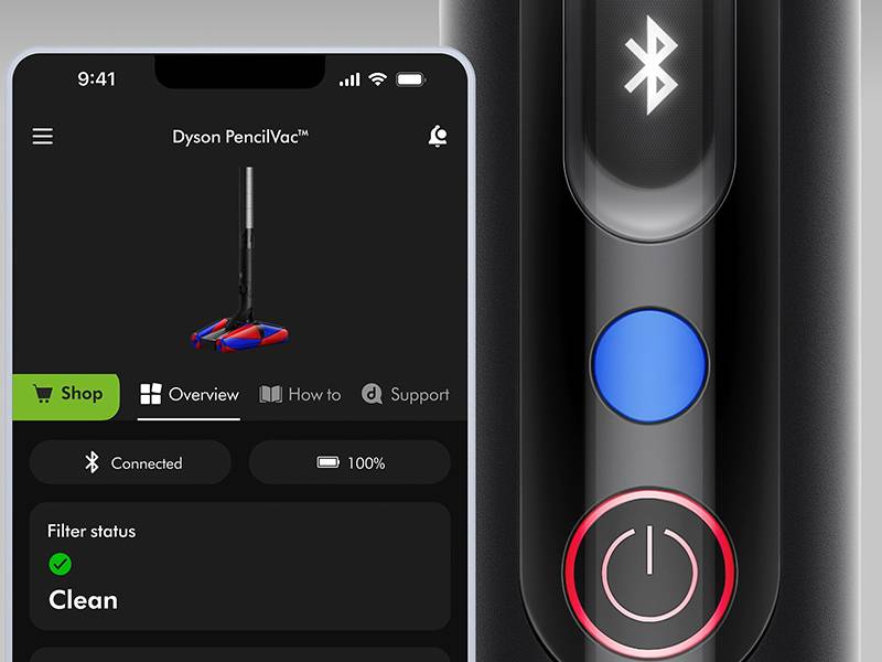 Aspiradora Dyson PencilVac Fluffycones - Conectividad inteligente y pantalla LCD Aspiradora Dyson PencilVac Fluffycones Conectividad inteligente y pantalla LCD