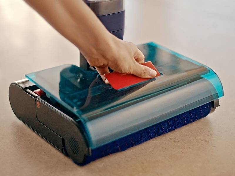 Fregona eléctrica Dyson Clean+Wash Hygiene - Nuevo sistema higiénico de vaciado Fregona eléctrica Dyson Clean+Wash Hygiene Nuevo sistema higiénico de vaciado