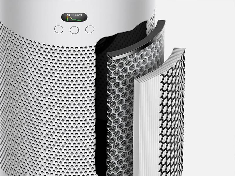 Purificador compacto Dyson HushJet™ HJ10 - Filtrado totalmente sellado Purificador compacto Dyson HushJet™ HJ10 Filtrado totalmente sellado