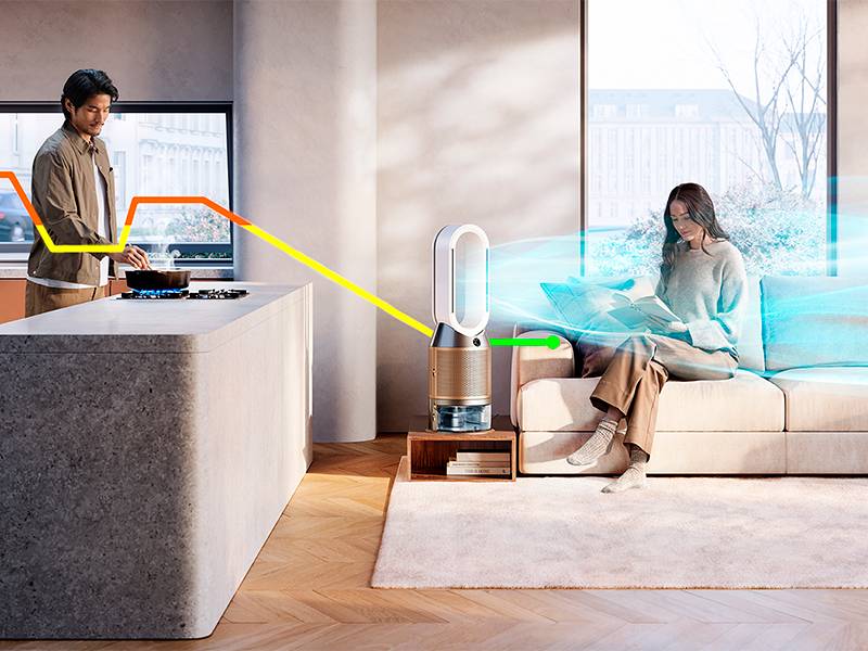 Purificador Humidificador Dyson Purifier Humidity+Cool PH2 De-NOx Tecnología Air Multiplier™