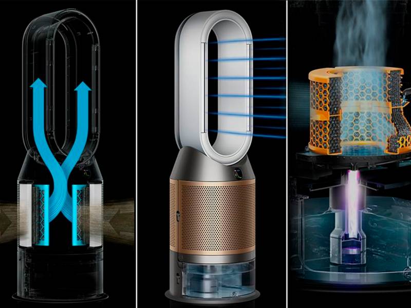 Purificador Humidificador Dyson Purifier Humidity+Cool PH2 De-NOx Pruebas realizadas para garantizar la máxima eficiencia