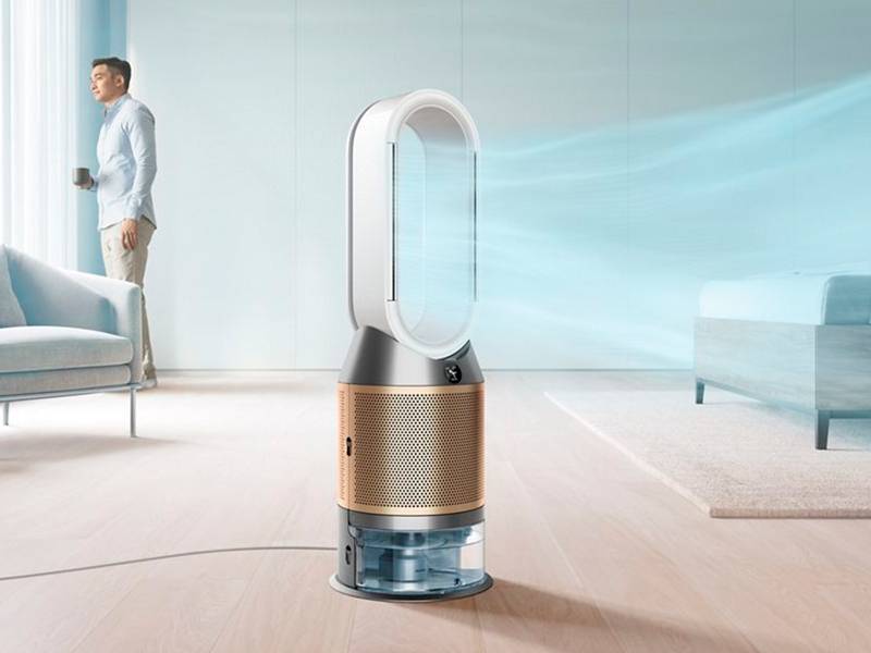 Purificador Humidificador Dyson Purifier Humidity+Cool PH2 De-NOx Control Jet Axis