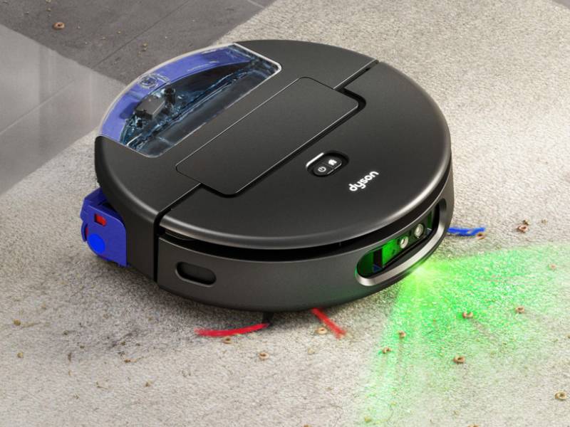 Robot aspirador y fregona Dyson Spot+Scrub Ai Se adapta a todo tipo de suciedad y suelo