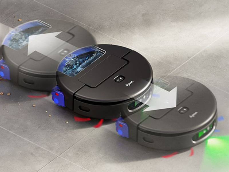 Robot aspirador y fregona Dyson Spot+Scrub Ai Limpieza precisa y adaptada a tu hogar