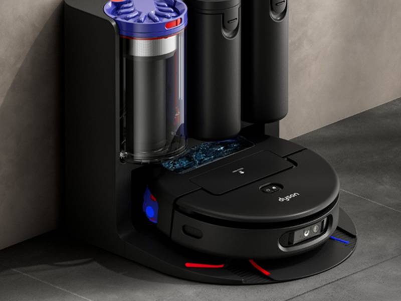 Robot aspirador y fregona Dyson Spot+Scrub Ai - Base de carga con autolimpieza Robot aspirador y fregona Dyson Spot+Scrub Ai Base de carga con autolimpieza