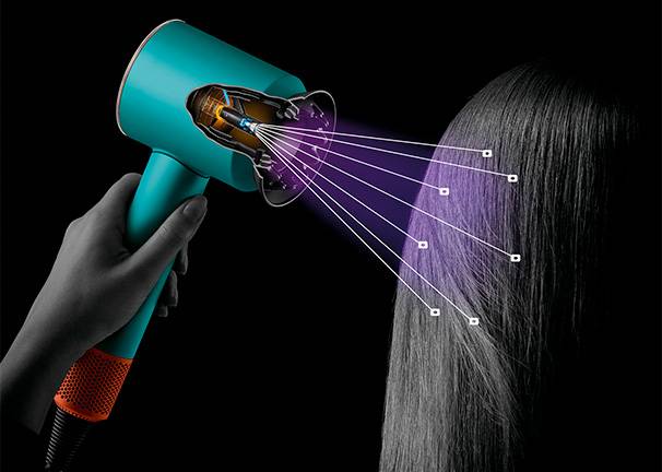 Secador Dyson Supersonic Nural - Mide la distancia Secador Dyson Supersonic Nural Mide la distancia