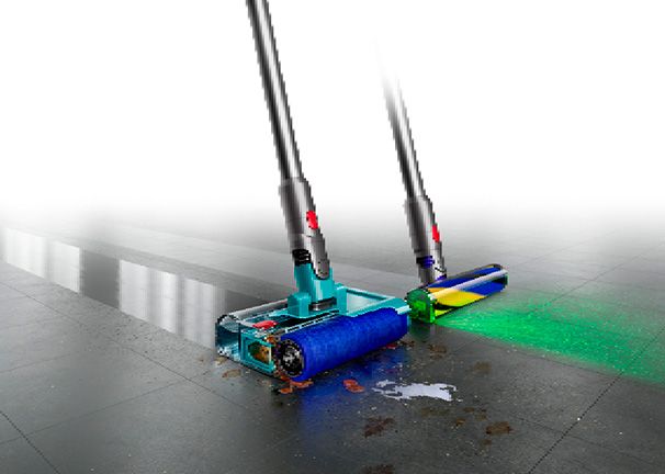 Aspiradora fregona Dyson V15s Detect Submarine Sensor de suciedad