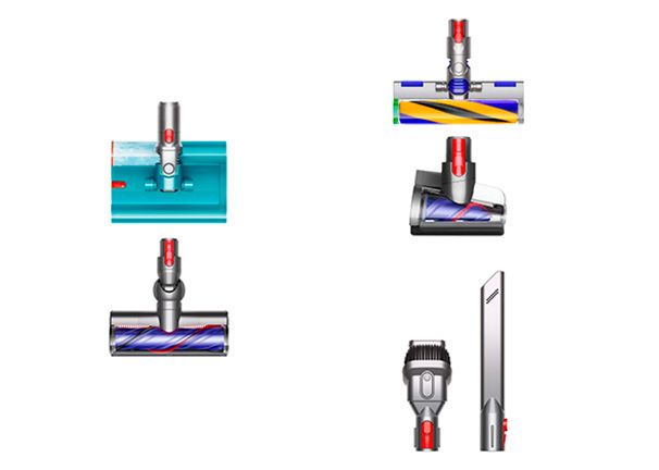 Aspiradora fregona Dyson V15s Detect Submarine Cepillo nautik