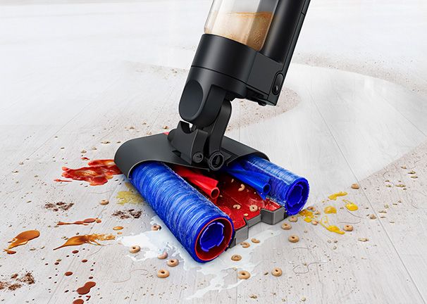 Fregona eléctrica Dyson WashG1 precio. Ciclo de autolimpieza