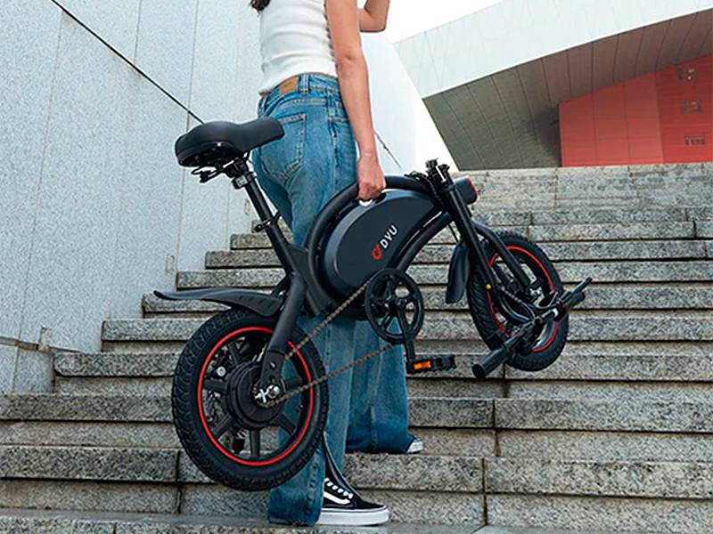 Bicicleta eléctrica DYU D3S Compacto y plegable