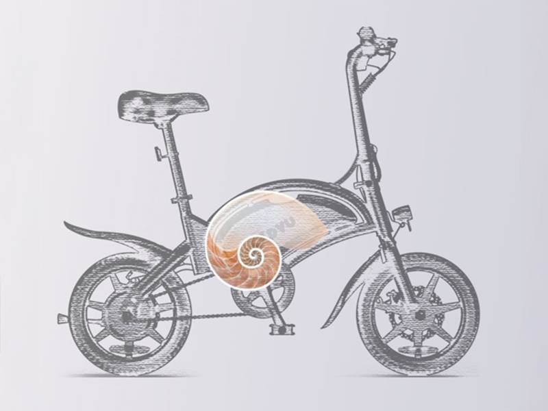 Bicicleta eléctrica DYU D3S Diseño único y elegante