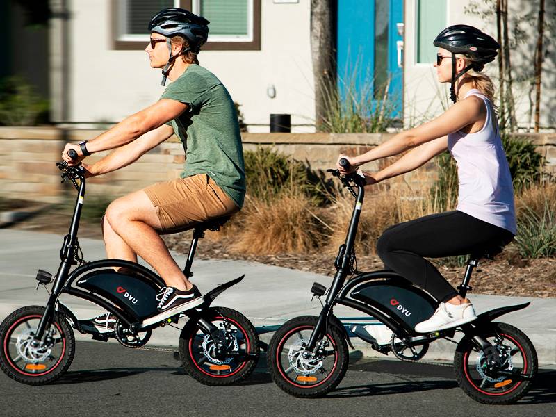 Bicicleta eléctrica DYU D3S - Seguridad en la carretera Bicicleta eléctrica DYU D3S Seguridad en la carretera
