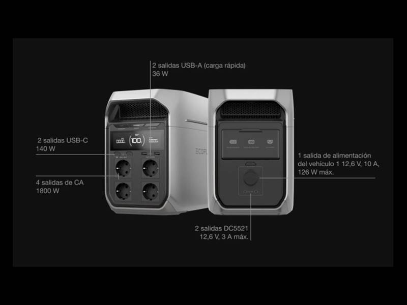 Estación de energía portátil EcoFlow DELTA 3 - Conecta todo a la vez Estación de energía portátil EcoFlow DELTA 3 Conecta todo a la vez