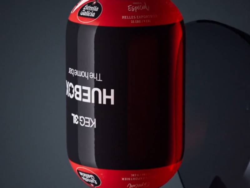 Tirador de cerveza Huebox de Estrella Galicia - Paso 3: sustitución del barril Tirador de cerveza Huebox de Estrella Galicia Paso 3: sustitución del barril