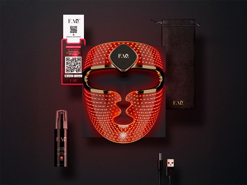 Máscara facial Foreo FAQ 202 Cobertura uniforme de luz