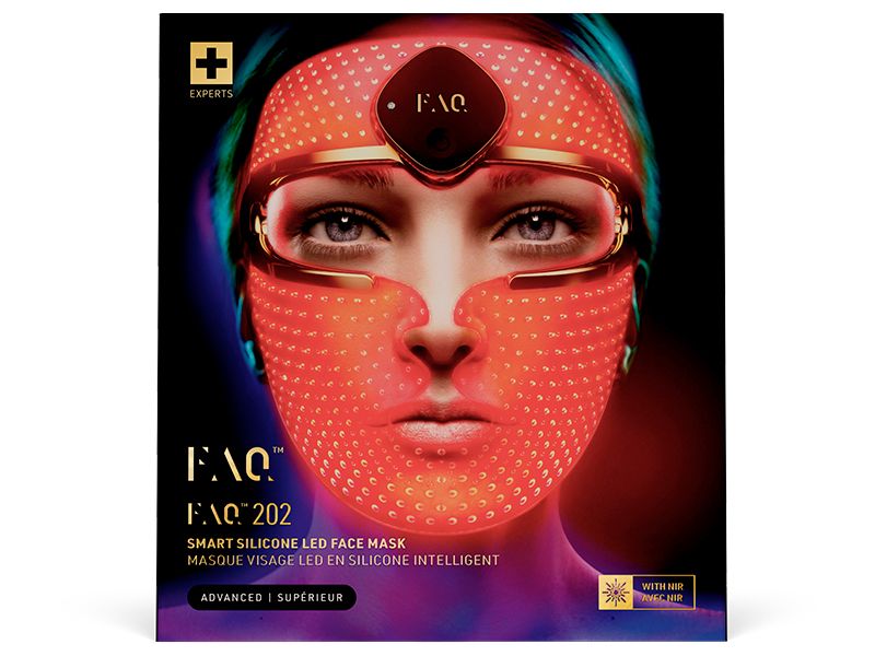 Máscara facial Foreo FAQ 202 Diseño sueco inteligente. Silicona flexi-fit