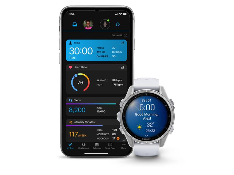 Garmin Watch Fénix 8 (43 mm) - Salud 24/7 Garmin Watch Fénix 8 (43 mm) Salud 24/7
