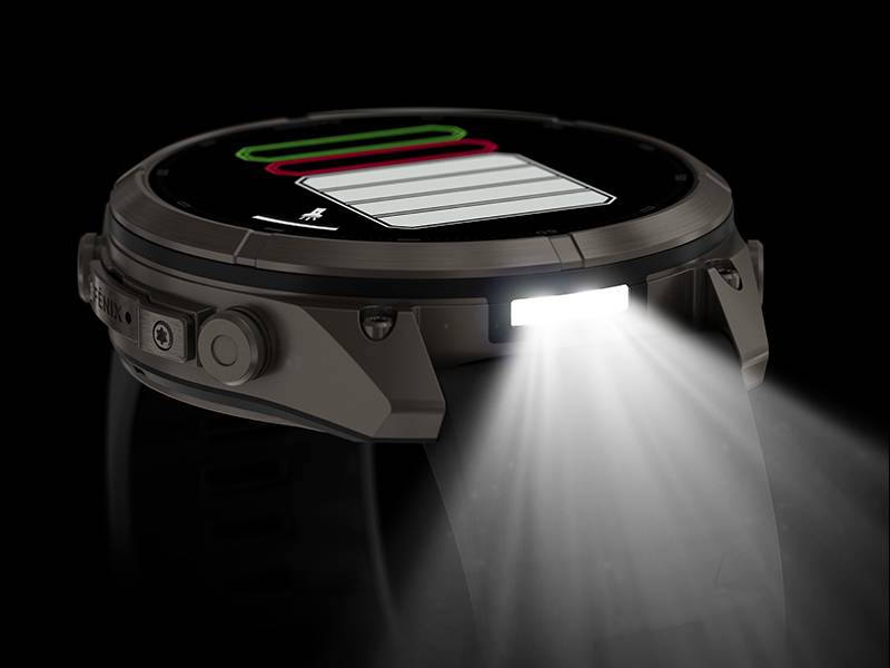 Garmin Watch Fénix Pro 9 (51 mm) Linterna LED tricolor