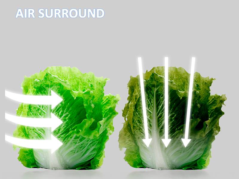 Frigorífico americano Haier HCR3818DNMM - Distribución de frío uniforme con Air Surround Frigorífico americano Haier HCR3818DNMM Distribución de frío uniforme con Air Surround