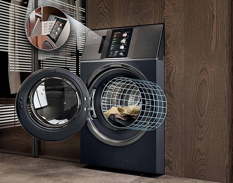 Lavadora secadora Haier HWD180BD12LGNU-S - Diseño ergonómico e intuitivo Lavadora secadora Haier HWD180BD12LGNU-S Diseño ergonómico e intuitivo
